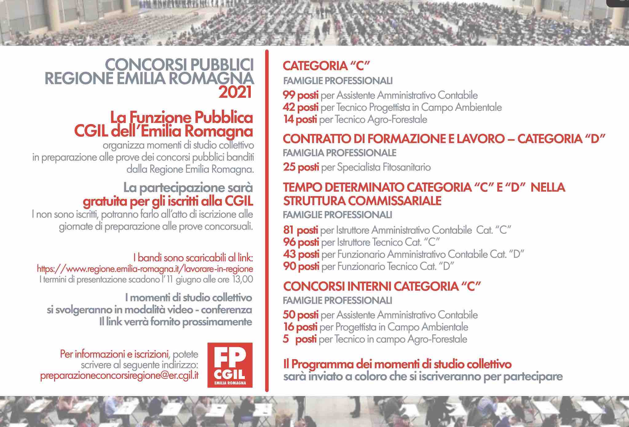 Concorsi Pubblica Amministrazione, qui i corsi organizzati dalla Fp Cgil Piacenza e le informazioni sui principali concorsi